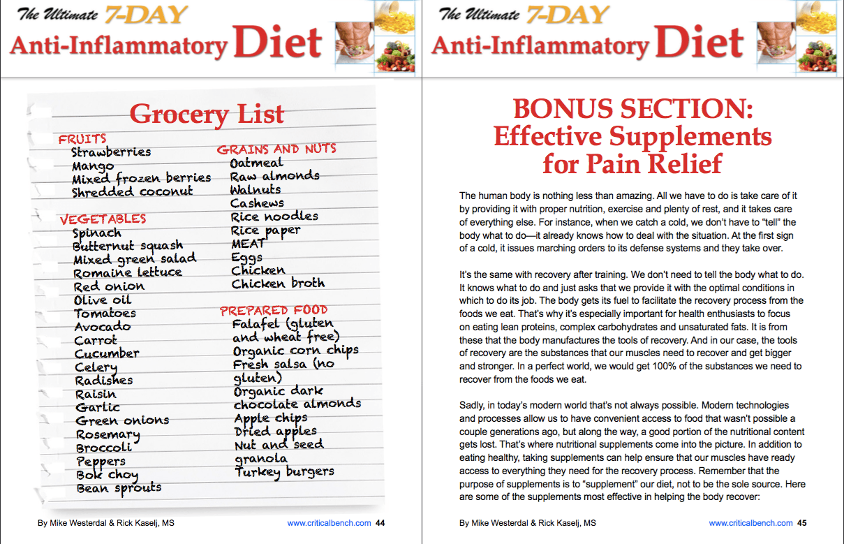 anti-inflammatory diet