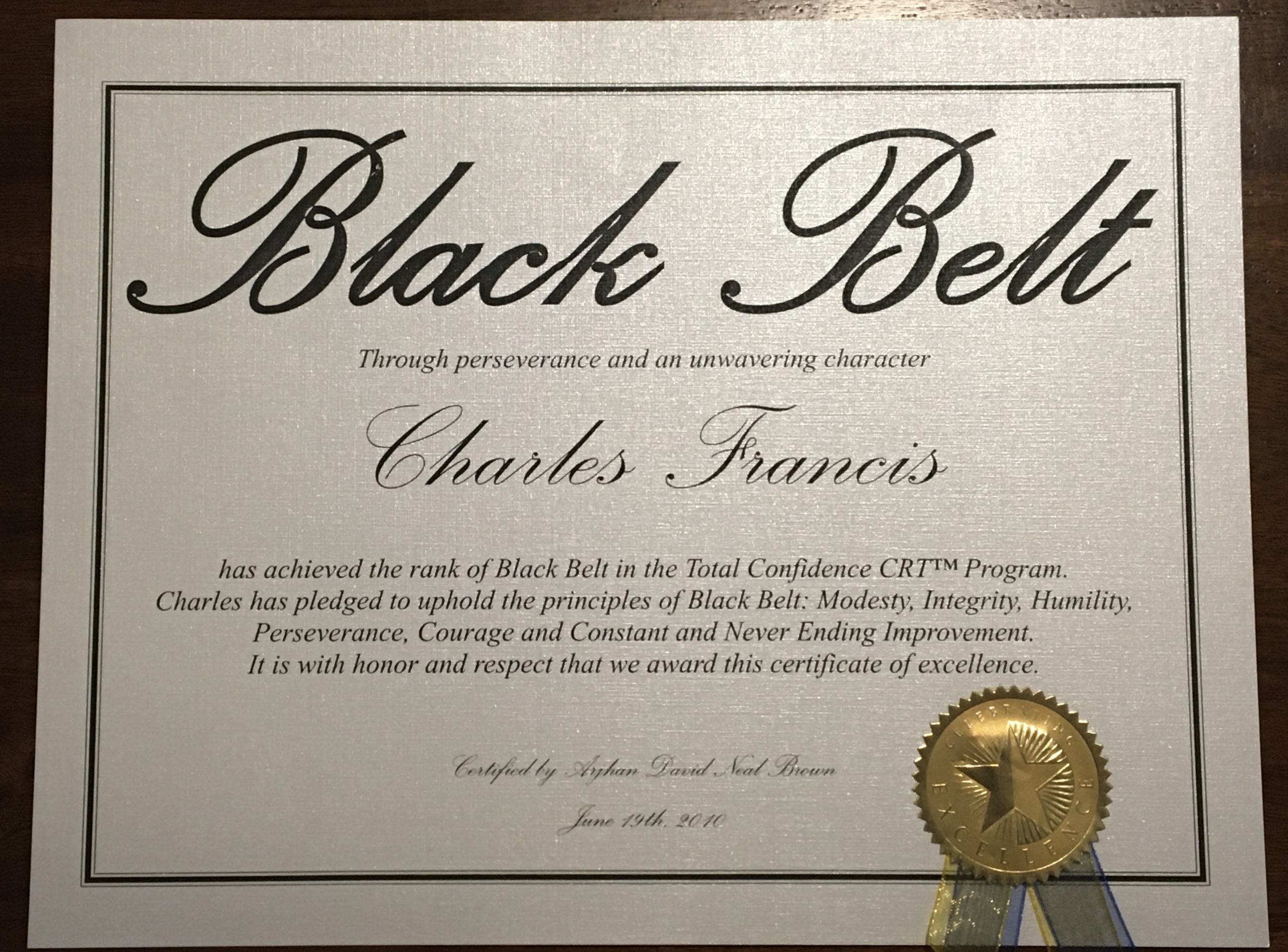 black belt